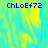 Pixelated blue text 'ChLoEf72' appears in three positions over a blurred cyan-yellow background with one gray rectangle visible.