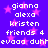 Purple background with pink stars and repeated white text including names, 'friends 4', and distorted words.