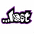 Pixelated purple and black icon with stylized 'LGBT' text, featuring a thumbs-up gesture on the left side.