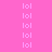 A pink background with multiple 'lol' text icons, some highlighted by bright magenta bars.