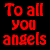 Pixel art buddy icon featuring a cartoon woman in red bikini top with devil horns, surrounded by bold red text on black background.