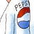 Pixelated image of a person holding a Pepsi bottle with red and blue liquid, accompanied by text about lab results testing positive for Coke.