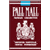 Static pixelated icon of a red cigarette pack with white text and logo, featuring the Pall Mall brand name and a castle-like emblem on a maroon background.