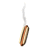 Animated sequence of a hot dog in various states of condiment application, smoke rising from its top.