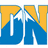 Pixelated graphic with blue and yellow 'FN' letters on left, bright cyan background on right, and yellow text reading 'nuggets rule!' in pixel font.