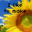 A four- of sunflower images with pixelated text overlays, each showing a different segment of the phrase "I like to make people laugh even when its not funny" against a blue sky background