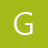 A pixelated white capital letter G on a solid green background with no additional elements or text.