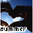 Animated icon shows hands forming a heart shape against blue sky, with changing text below: 'SUMMER', then 'oh.', and finally 'eight' in pixelated font.
