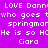 Pixelated text on a solid purple background with repeated phrases and partial words in white, featuring a pink heart symbol.