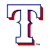 Pixelated stylized letter T with blue and red outlines on white fill, set against gray background.