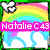 Pixelated rainbow background with white clouds and a small white cloud-shaped icon in the top-left corner, overlaid with colored text banners.
