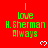 Red background with green text reading "I love H.Sherman Always" and white pixelated hearts, static image.