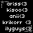 Pixelated white text on black background with animated cursor changes across repeated of names and emoticons