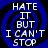 Four identical display white text on a blue spiral background with black outlines