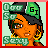 Pixel art buddy icon featuring a woman with orange skin wearing a green cap and yellow hoop earrings, alongside text reading "if your cut im single" on the right side.