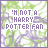 25 identical pixelated icons with green and purple background patterns, each displaying the text "I'M NOT A HARRY POTTER FAN" in stylized lettering