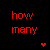 A 5x5 contact sheet of animated frames showing red pixelated text and heart symbols on a black background, with variations in text content across sampled frames.
