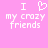 Pixelated text on pink background with heart symbol replacing 'love' in phrase.