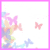 four and four shows a sequence where text changes from 'you' to 'butterflies', with butterflies in the background