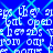 Blue background with repeating white text and light blue diamond patterns, animated to shift positions.