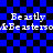 Blue and black checkered background with repeated white text 'Beastly' and 'Beastsoft' in pixelated font, arranged in two