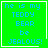 Green background with blue pixelated text reading 'he is my TEDDY BEAR be JEALOUS!' and white pixelated symbols in bottom-right corners of two