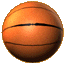 Nine basketballs arranged in a , each with distinct black line patterns on orange surfaces