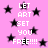 Pink background with black stars and repeated white text "LET ART SET YOU FREE!!!!" in pixelated font.