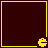 Four dark red square with yellow borders, each containing a yellow Pac-Man character in a different orientation