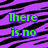 Pixelated image with purple and black zebra stripes, green text "There is no", and a green vertical bar over a cartoon character.