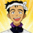 A pixelated anime-style character with a headband and purple collar against a yellow background, next to text reading "Anime IM" on black.