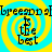 Four identical display a yellow and cyan spiral background with black text reading "Is the best" and repeated "breed" text above