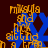 Animated pixel art icon with orange text over blue and brown background showing shifting letterforms.