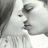Black-and-white photo of two people kissing, with cyan text reading "I love you more Than You Will Ever Know" on white background.