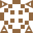 Brown and white pixelated geometric pattern with four triangular shapes at corners containing white inner triangles.