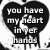 Black heart-shaped icon with white text "you have my heart in yer hands" and a hand holding the heart, transitioning from open palm to clenched fist.
