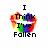 Two side-by-side pixelated heart-shaped icons with rainbow color gradients, each containing text and a small symbol below.