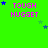Green background with repeated 'TOUGH NUGGET' text in pink, scattered blue and green stars across the frame.