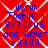 Red background with white geometric pattern and blue text reading 'ilysm Torrin!!!! 9/27/06 and 4ever +3333' repeated in four identical quadrants.