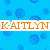 A static icon with a blue background featuring pixelated circular patterns and a white horizontal bar containing orange text.