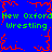Blue background with red pixelated border and green text repeating 'New Oxford Wrestling' in four corners.