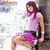 Six distinct pixelated images of a woman with long brown hair in various poses and outfits, including pink clothing and green crop top.