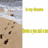 A static image shows a beach scene with sand, water, and footprints on the left; two yellow rectangular bars appear on the right side.