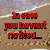 A beach scene with red pixelated text reading "In case you havent noticed... my profile is all about u... and I doubtu really care" across four