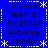 Blue background with white dotted border and snowflake corners, displaying repeated text "I Love Alex G. 11/21/07 Extreme Hottie" in black pixelated font.