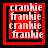 Red square icon with black border containing alternating 'crankie' and 'frankie' text in white pixelated font, displayed as a of identical