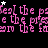 Animated pink text repeating 'seal the deal' and 'from the frame' with white and gray stars on black background, showing subtle pixel shifts across frames.