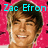 Two identical pixelated faces with brown hair and closed eyes smile against a pink background, each labeled with cyan text above.