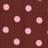 A static image of multiple light pink circular shapes scattered across a dark brown background with no visible text or additional elements.