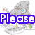 six pixelated images with overlaid text fragments and distinct visual elements including a gray figure, green character, starfish, and smiling face